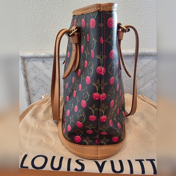 Louis Vuitton Takashi Murakami Cherry Tote Bag Very RARE! - Picture 13 of 16